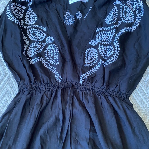 New Womens Boho Embroidered Cover Up, Size M/L - Picture 5 of 8